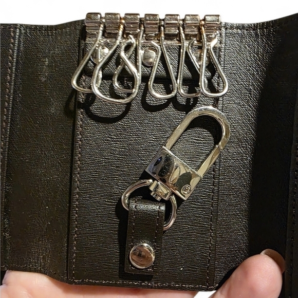 Dunhill Leather Key Holder British Luxury - Picture 3 of 4